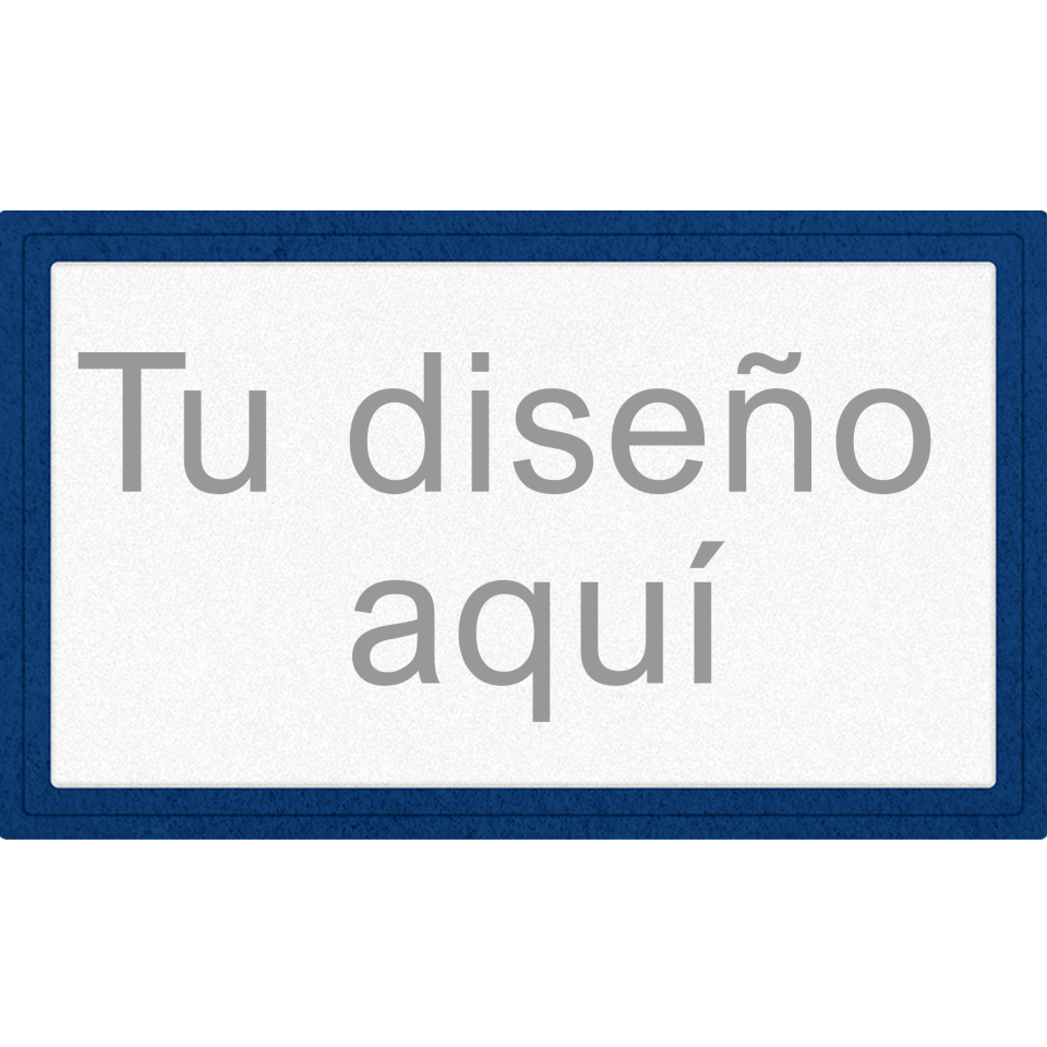 Parche VELUR Acabado Mate con Flock Rectangular