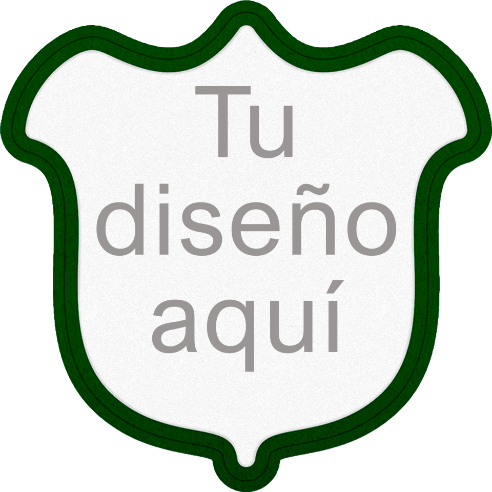 Parche VELUR con Flock Mate con Forma de Tulipán