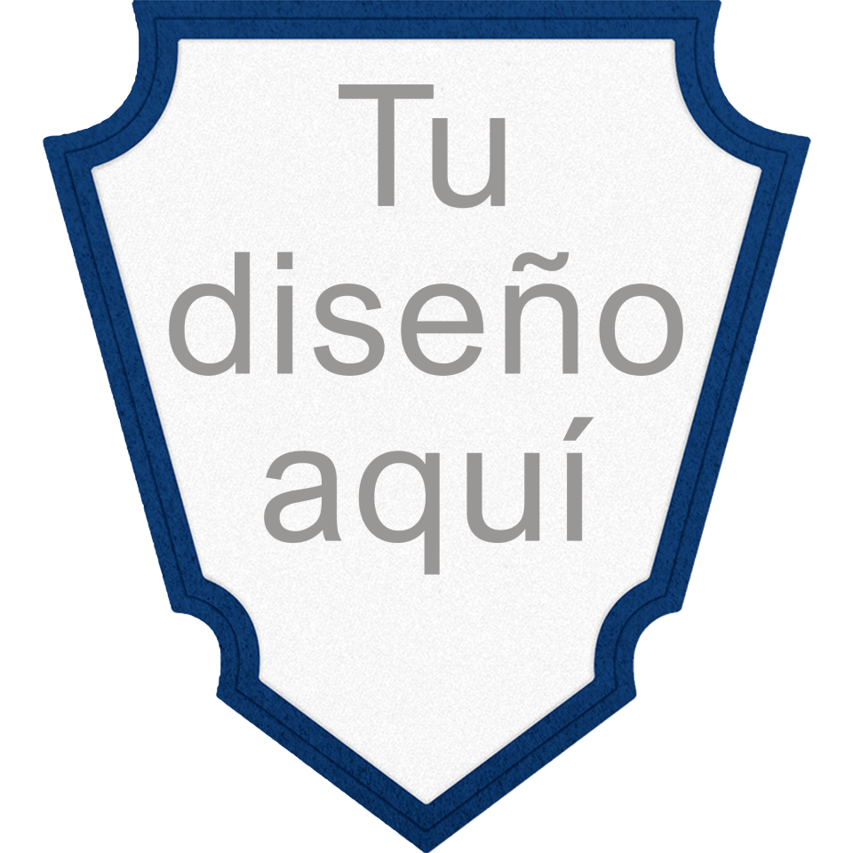 Parche VELUR con Flock Acabado Mate en Forma de Punta de Flecha