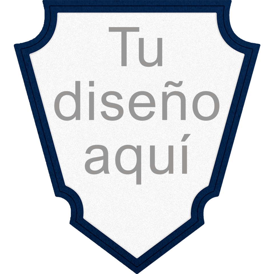 Parche VELUR con Flock Acabado Mate en Forma de Punta de Flecha