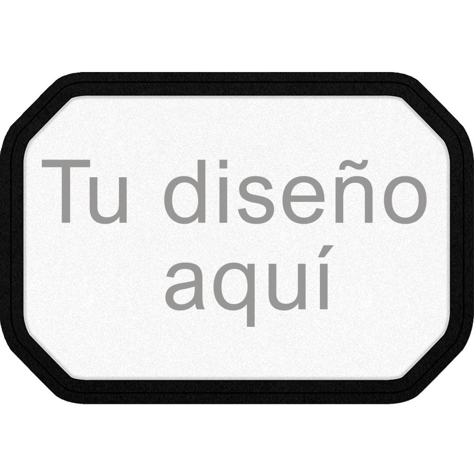 Parche VELUR con Flock Mate en Forma Hammer Personalizable