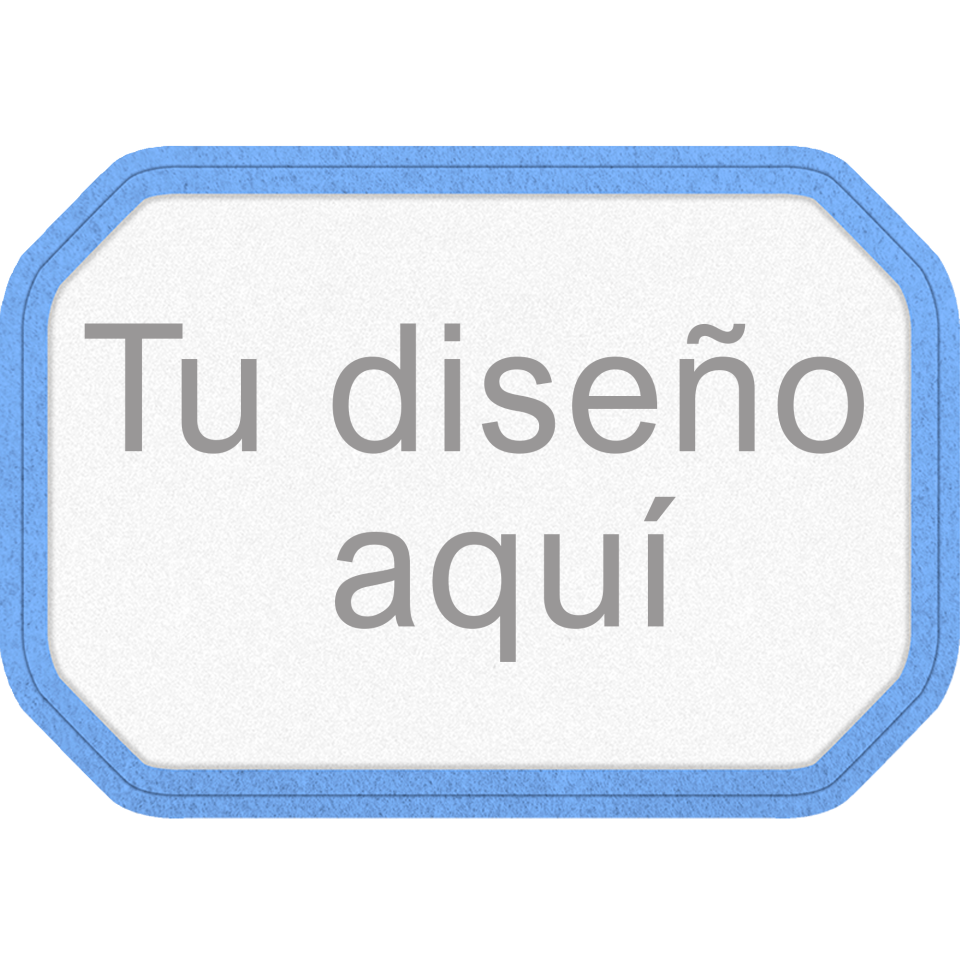 Parche VELUR con Flock Mate en Forma Hammer Personalizable