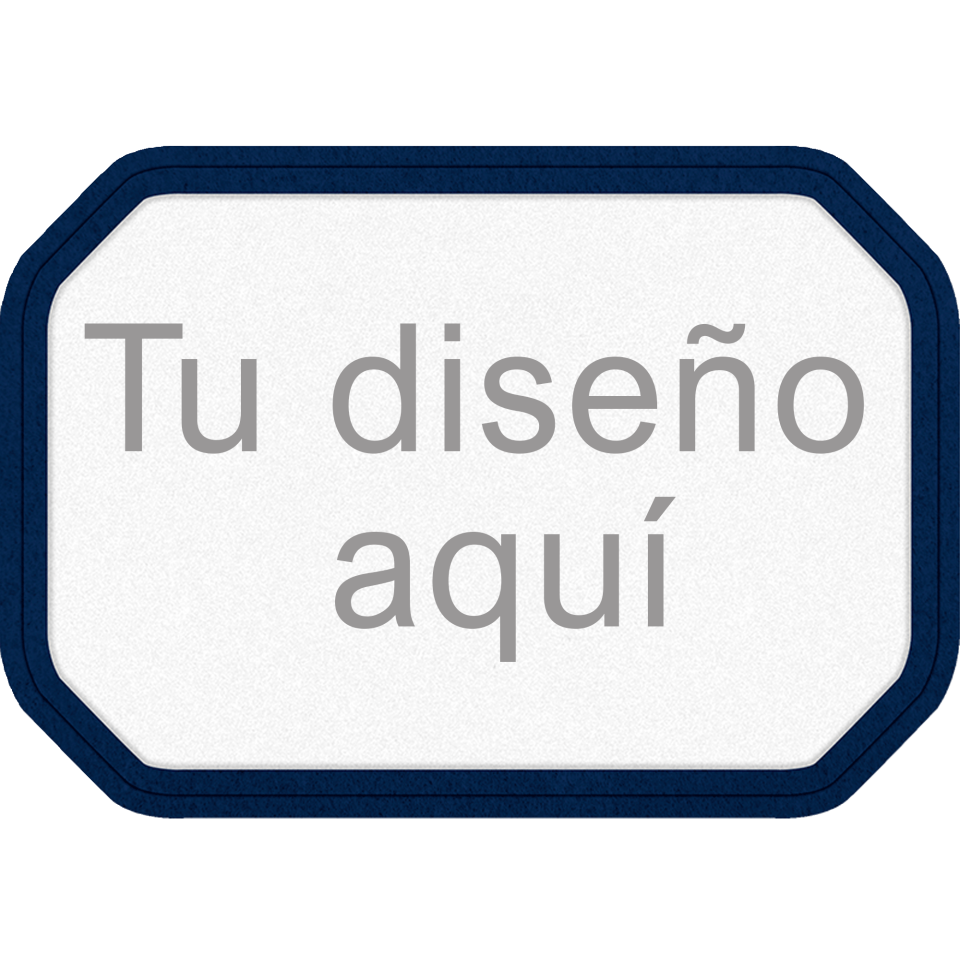 Parche VELUR con Flock Mate en Forma Hammer Personalizable