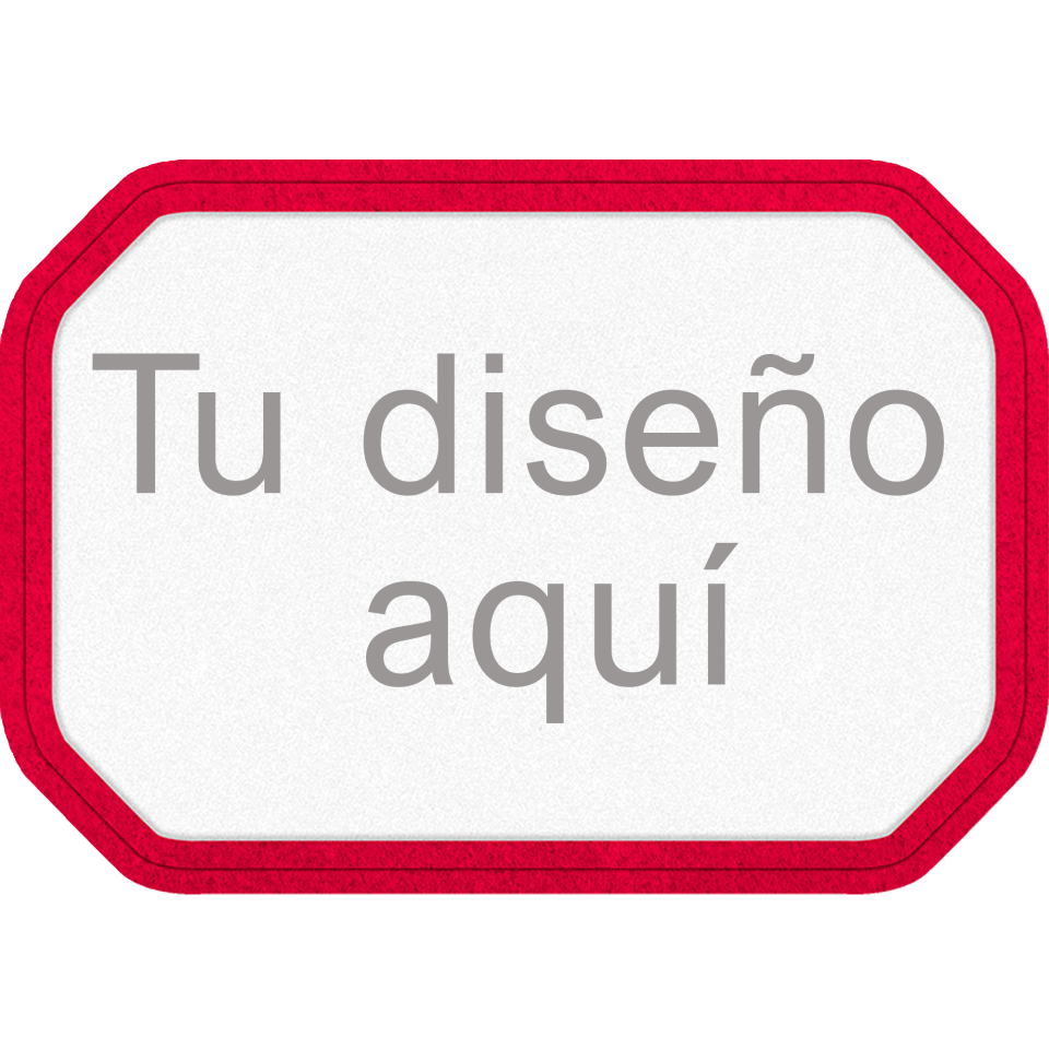 Parche VELUR con Flock Mate en Forma Hammer Personalizable