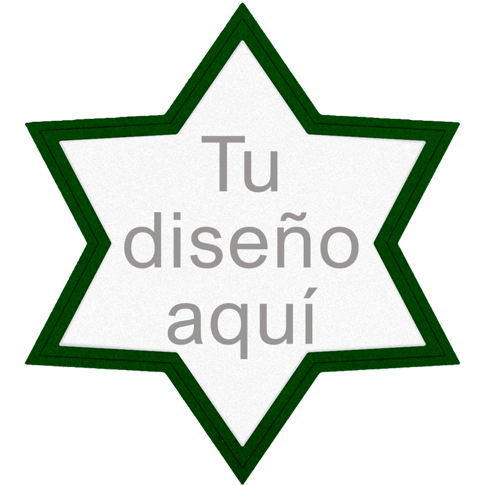 Parche VELUR con Flock Mate de Colores en Forma de Estrella