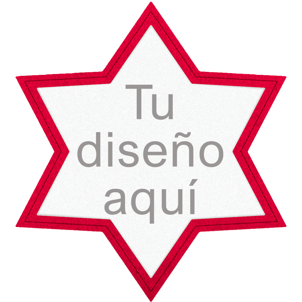 Parche VELUR con Flock Mate de Colores en Forma de Estrella