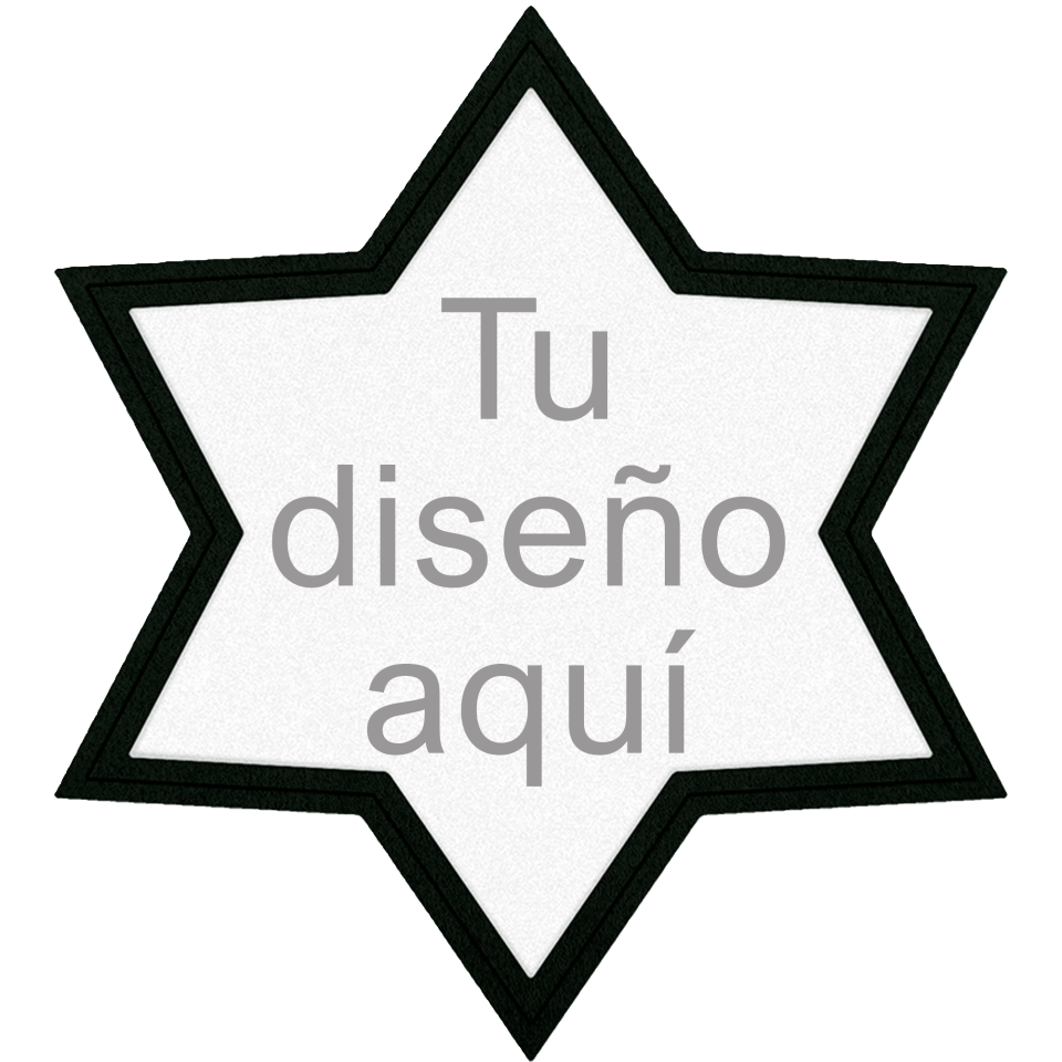 Parche VELUR con Flock Mate de Colores en Forma de Estrella