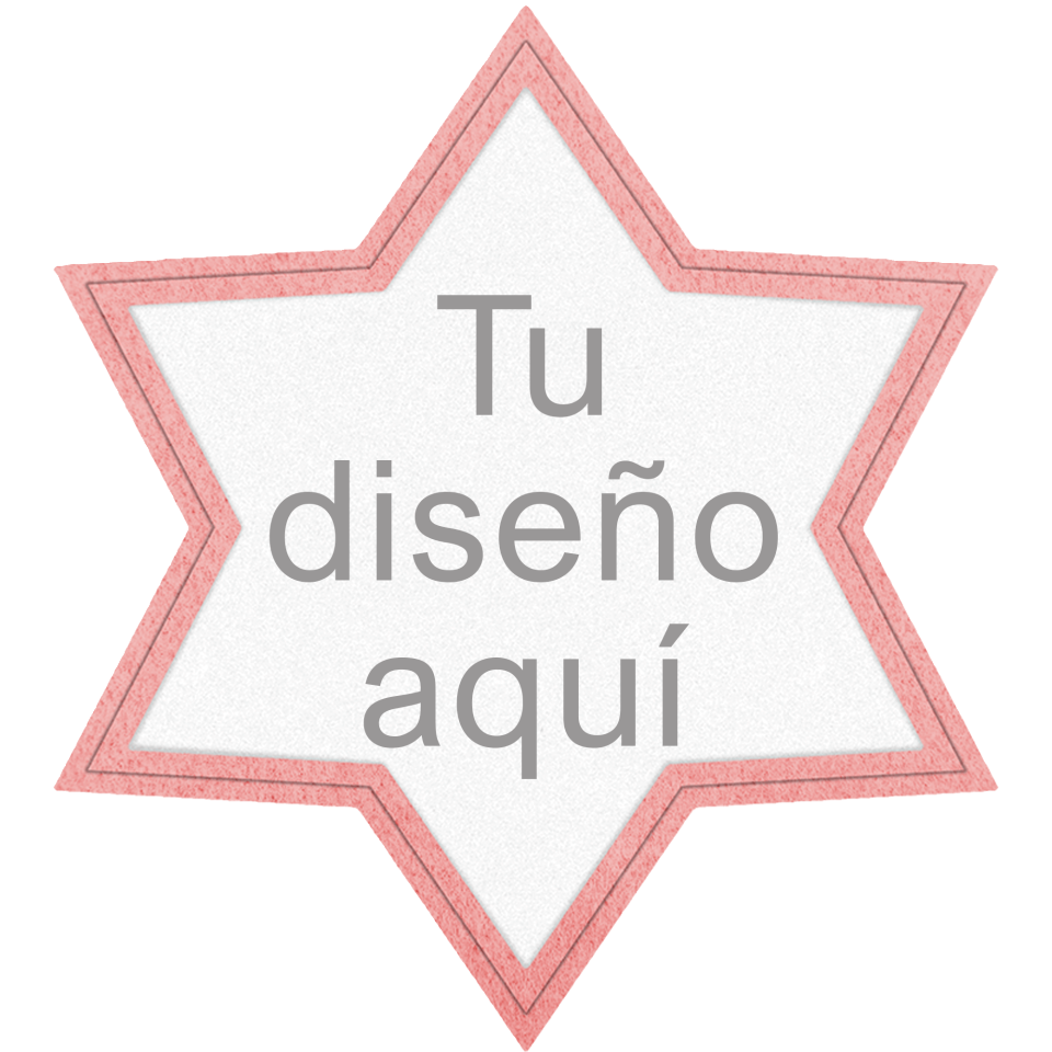 Parche VELUR con Flock Mate de Colores en Forma de Estrella