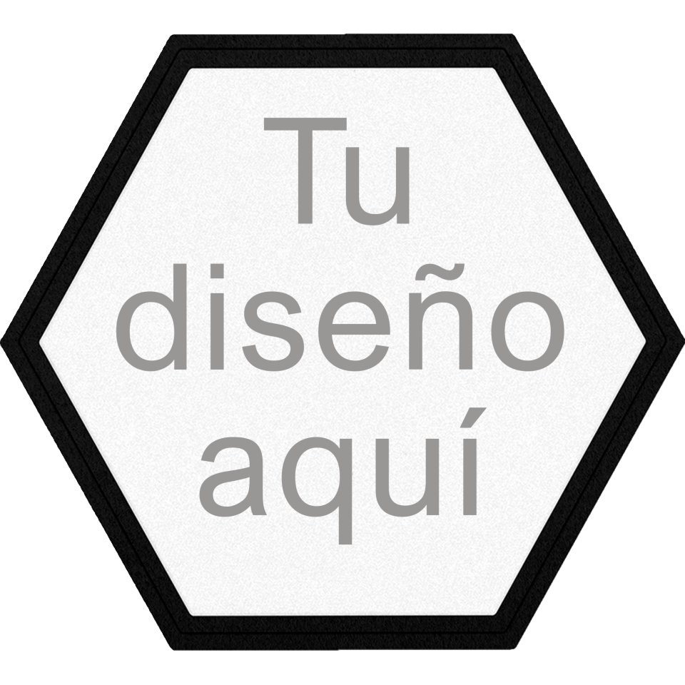 Parche Acabado Mate VELUR con Flock Hexagonal