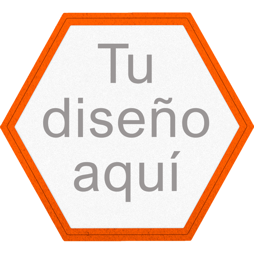 Parche Acabado Mate VELUR con Flock Hexagonal