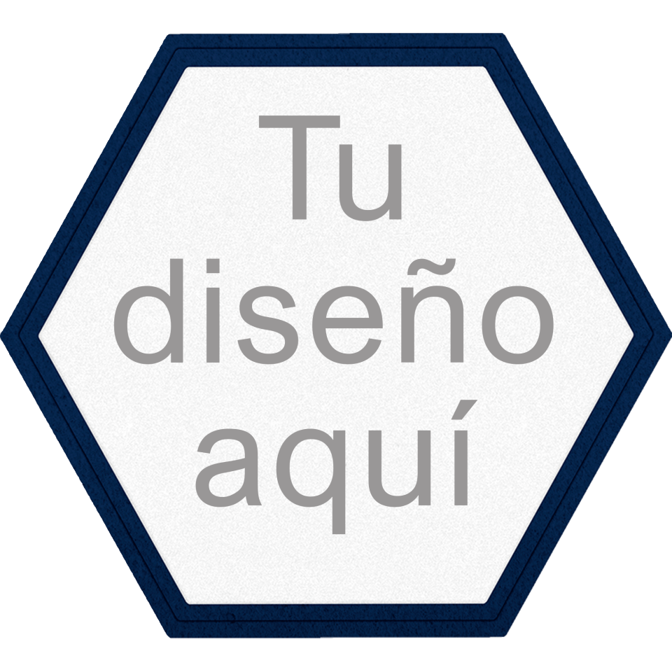 Parche Acabado Mate VELUR con Flock Hexagonal