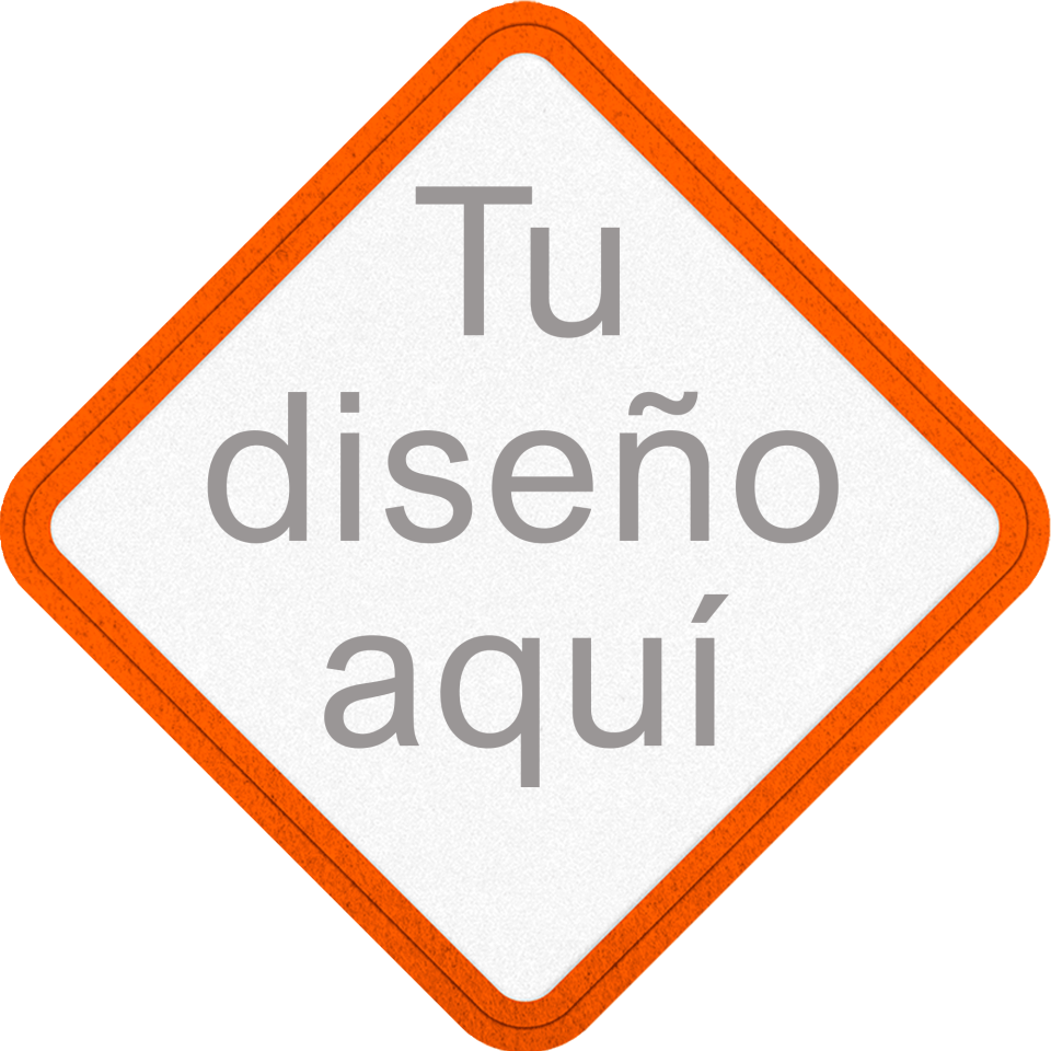 Parche VELUR con Flock Mate con Forma de Rombo