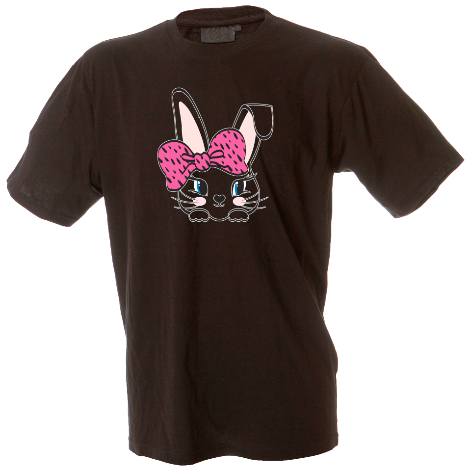 Camiseta hombre conejito lazo