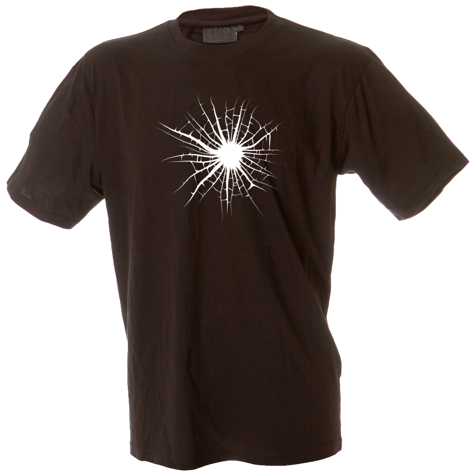 Camiseta hombre cristal roto