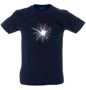 Camiseta hombre cristal roto