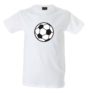 Camiseta hombre dibujo balón