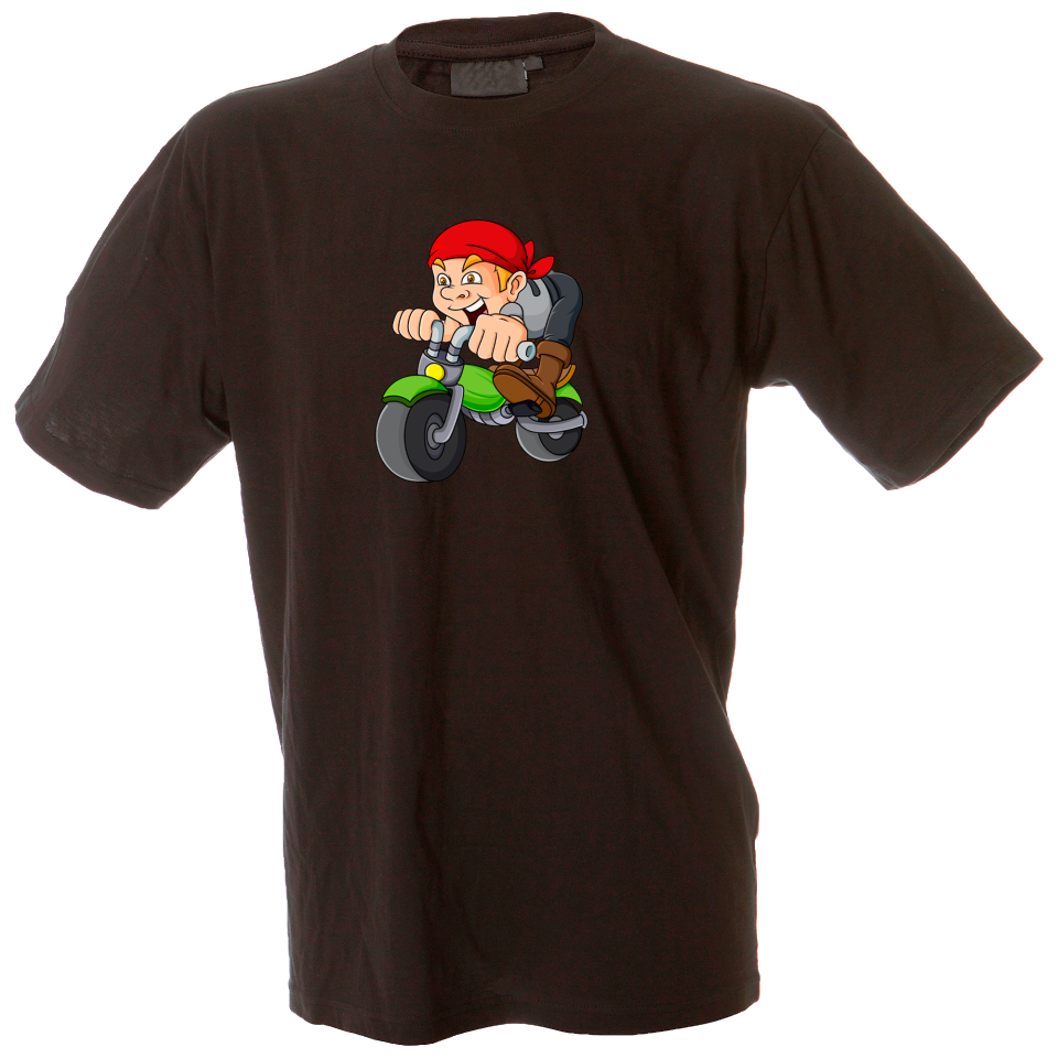 Camiseta hombre dibujo moto