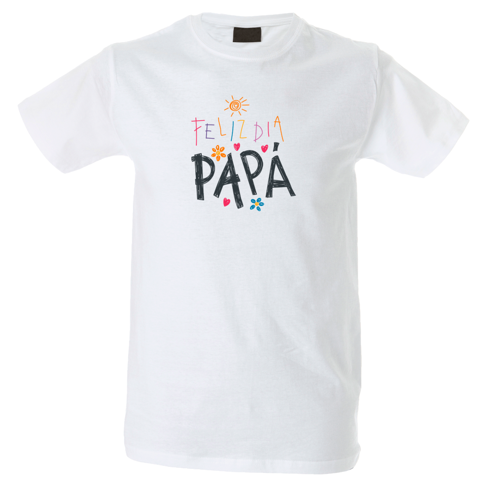 Camiseta hombre feliz día papa