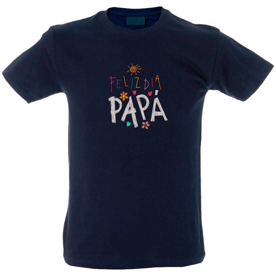 Camiseta hombre feliz día papa