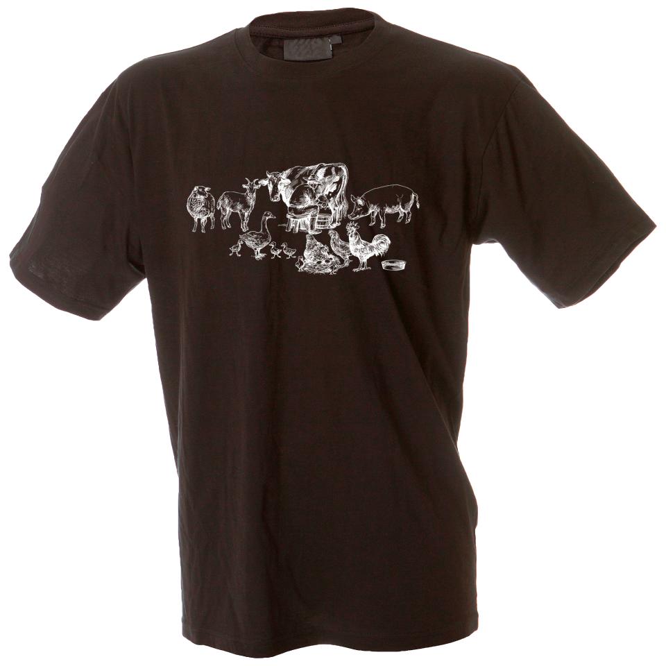 Camiseta hombre granja