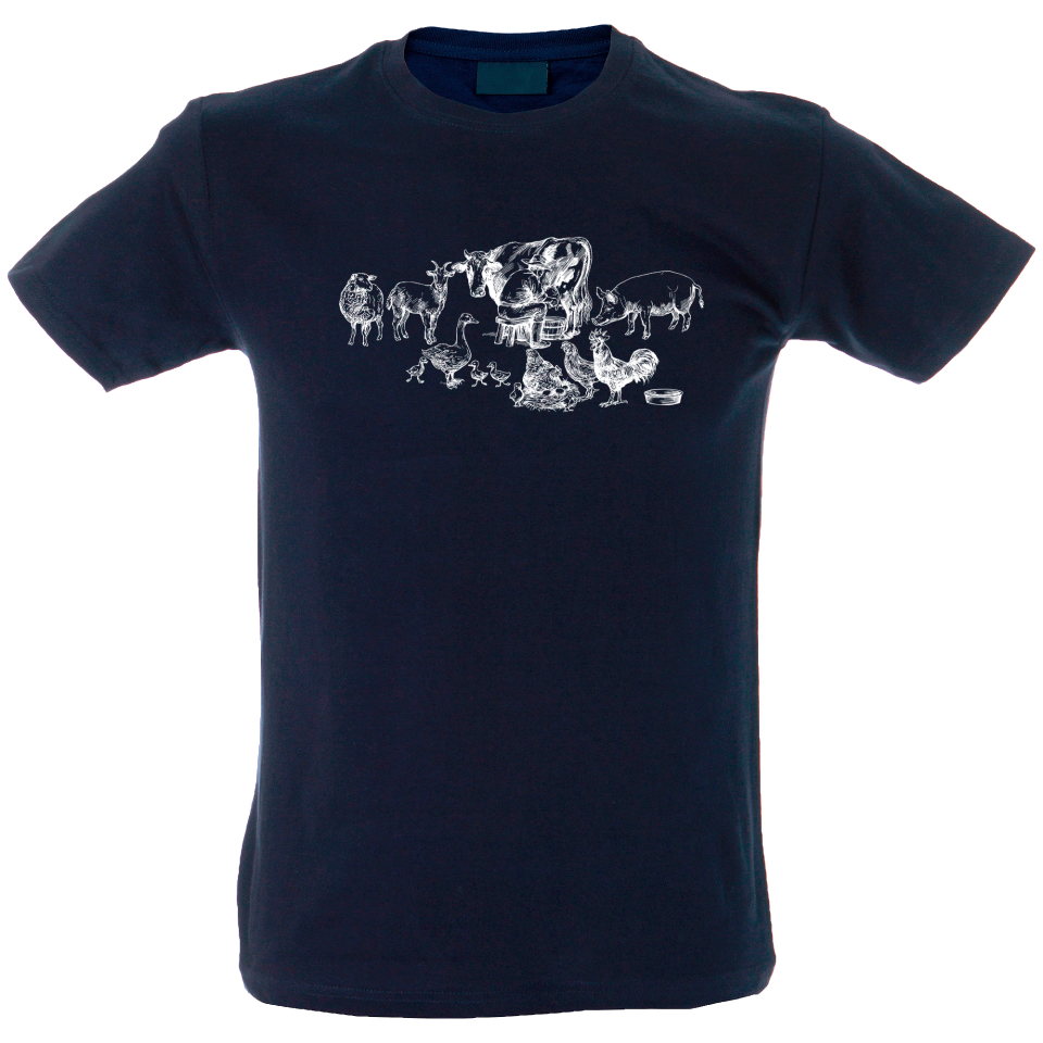 Camiseta hombre granja