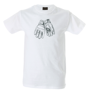 Camiseta hombre guantes