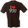 Camiseta hombre i love you