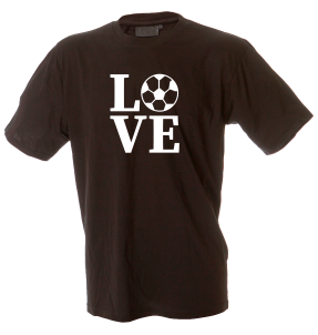 Camiseta hombre love fútbol