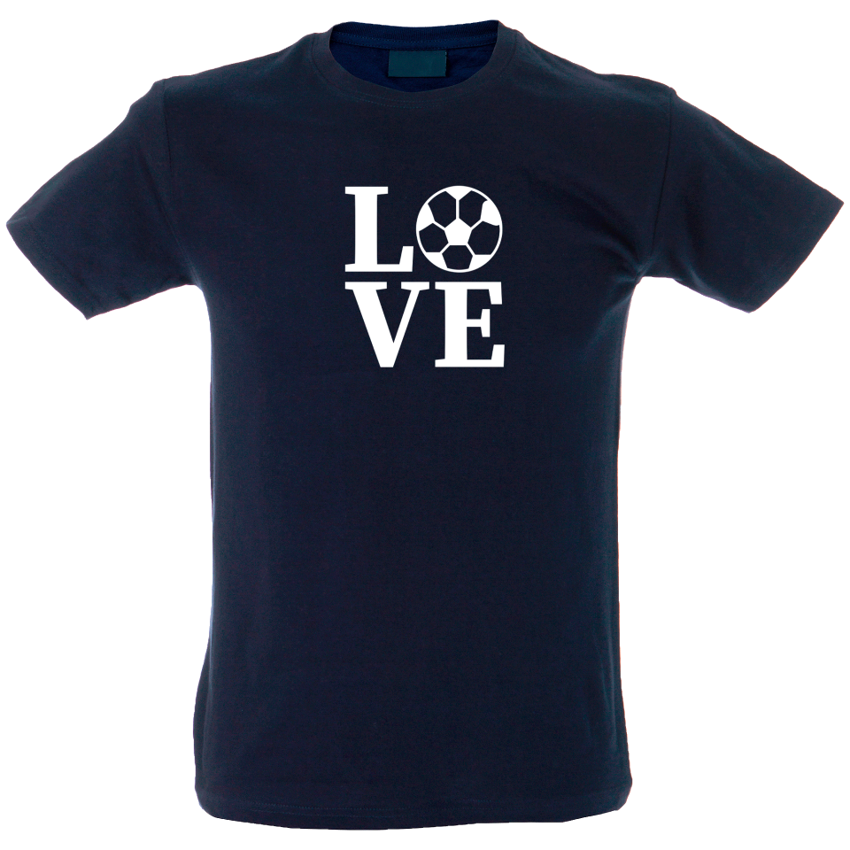 Camiseta hombre love fútbol