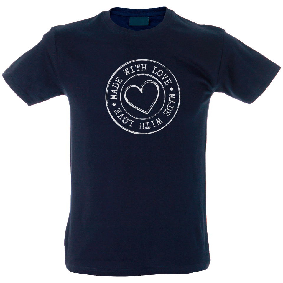 Camiseta hombre made with love