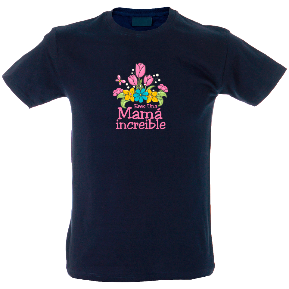 Camiseta hombre mamá increíble
