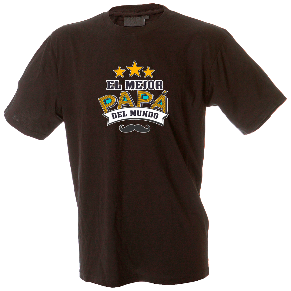 Camiseta hombre mejor papá del mundo