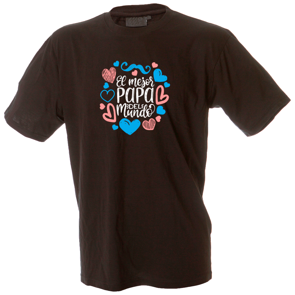 Camiseta hombre mejor papá del mundo 2