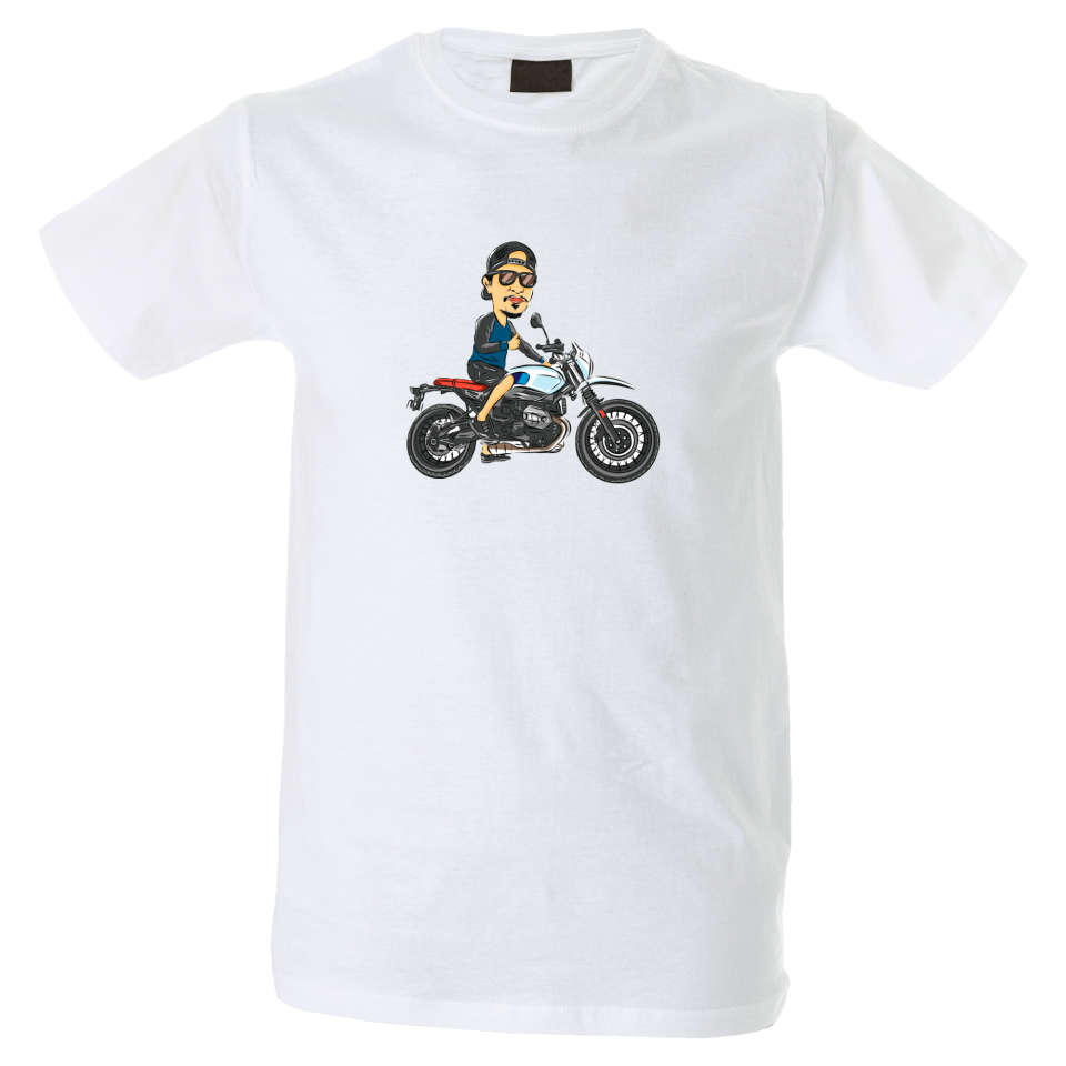 Camiseta hombre modelo moto