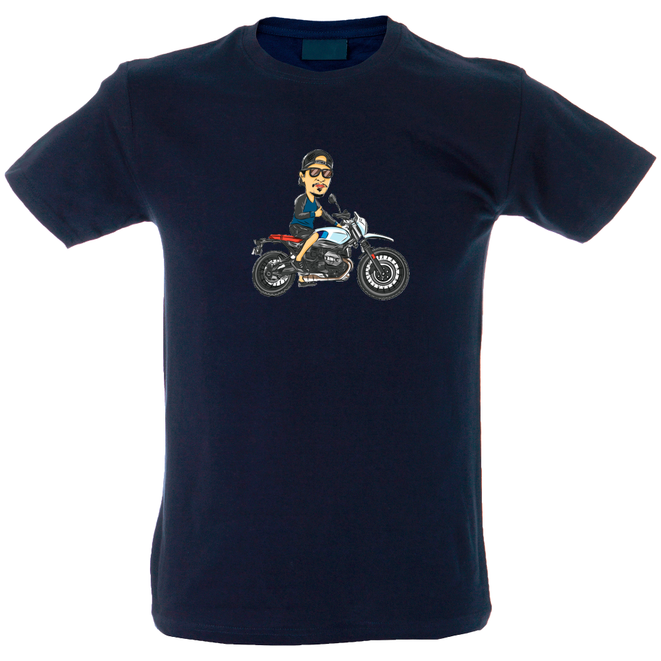 Camiseta hombre modelo moto