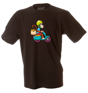 Camiseta hombre mono moto