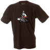 Camiseta hombre moto baúl