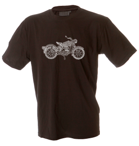 Camiseta hombre moto mandala
