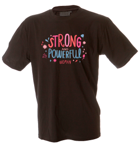 Camiseta hombre strong powerful woman