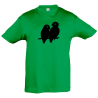 Camiseta infantil pareja de aves