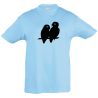 Camiseta infantil pareja de aves
