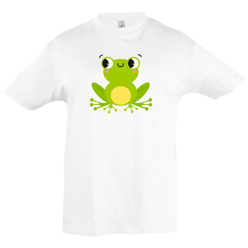 Camiseta infantil rana