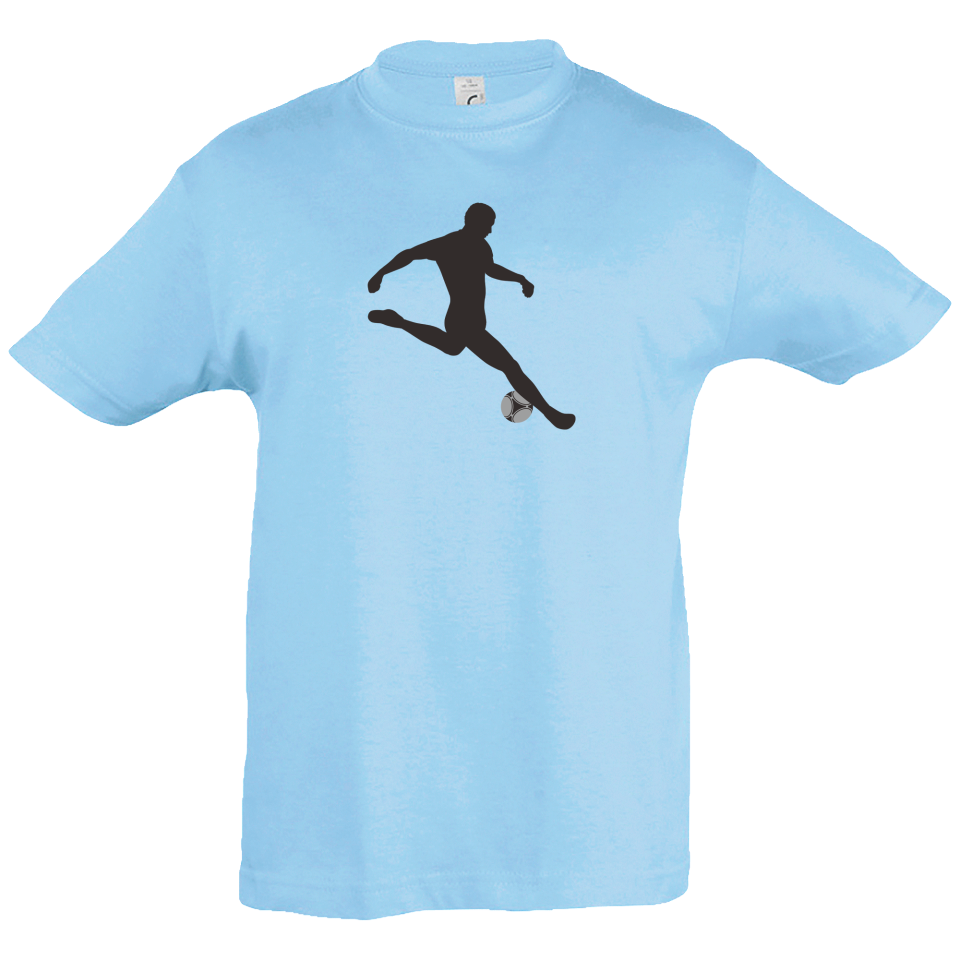 Camiseta infantil silueta chute