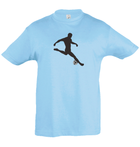 Camiseta infantil silueta chute