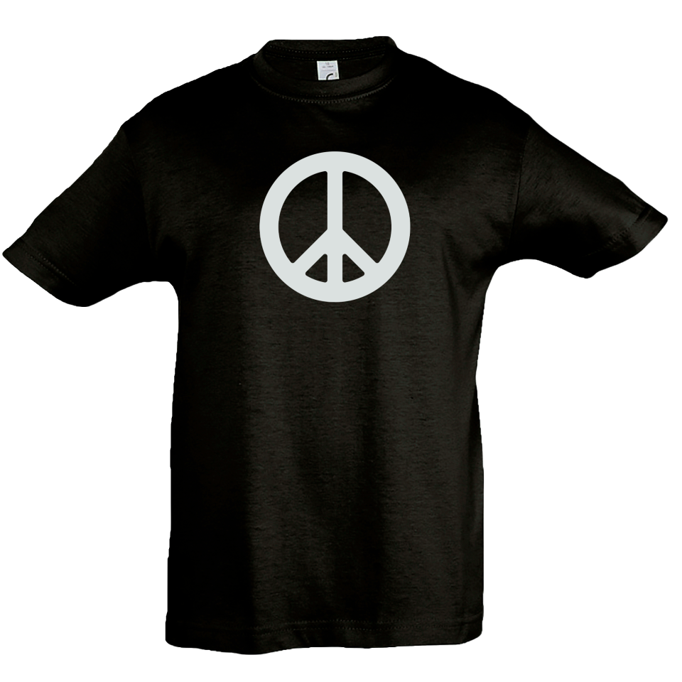 Camiseta infantil símbolo paz