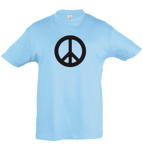 Camiseta infantil símbolo paz