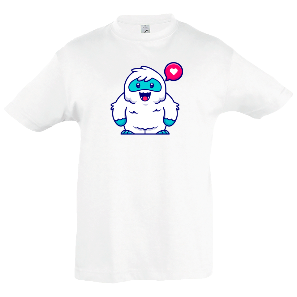 Camiseta infantil yeti