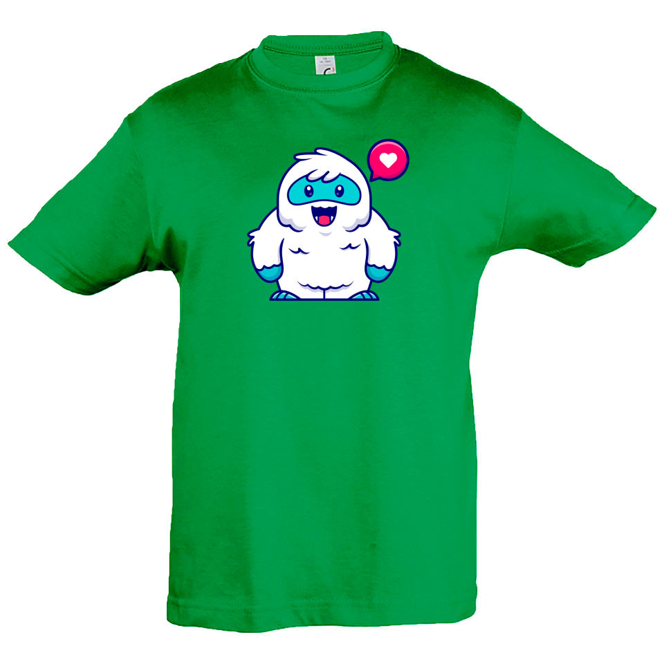 Camiseta infantil yeti