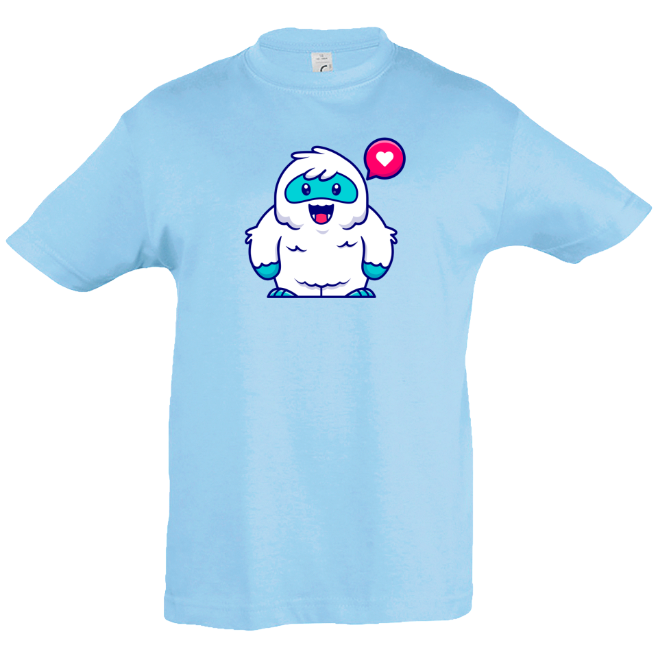 Camiseta infantil yeti