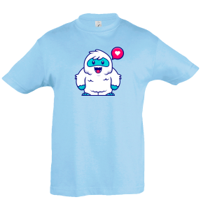 Camiseta infantil yeti